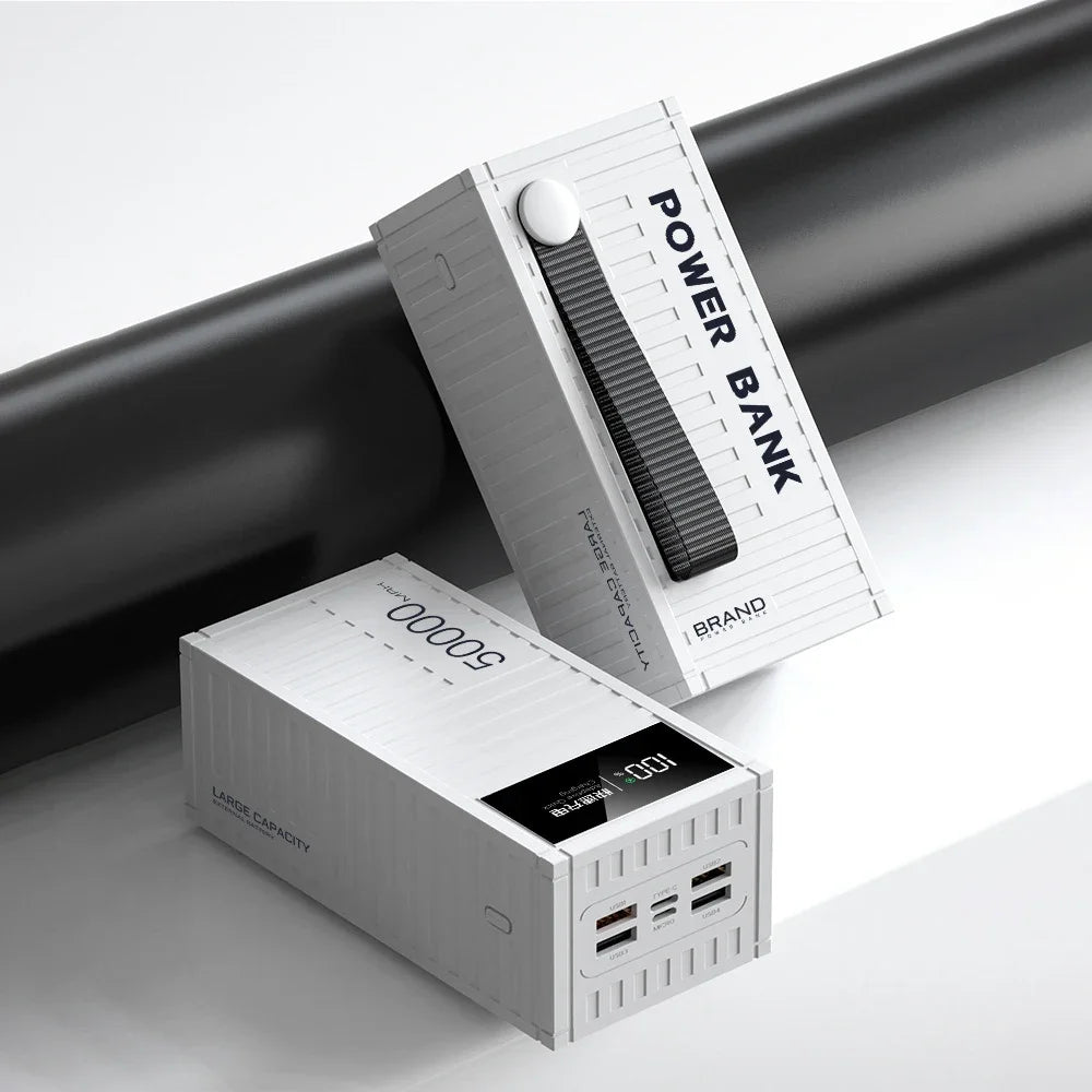 66W 50,000mAh Super Fast Charging Power Bank for iPhone and Android