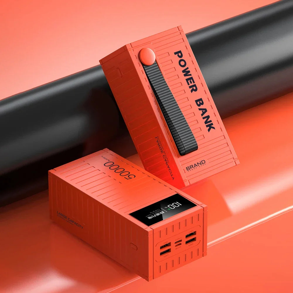 66W 50,000mAh Super Fast Charging Power Bank for iPhone and Android