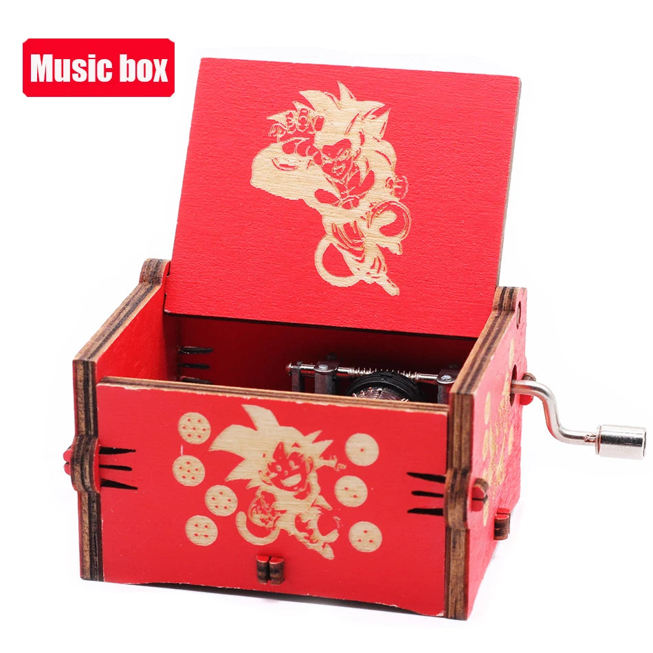 Anime Art Hand-Cranked Music Box