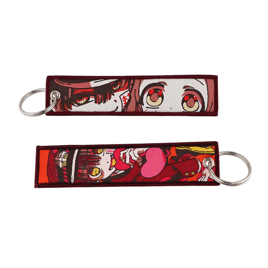Anime Embroidered Keychain