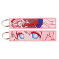 Anime Embroidered Keychain