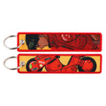 Anime Embroidered Keychain