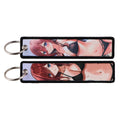 Anime Embroidered Keychain