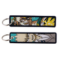 Anime Embroidered Keychain