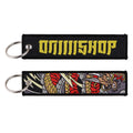 Anime Embroidered Keychain