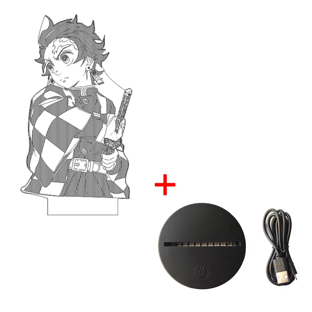 Demon Slayer 3D LED Night Light– Ideal Gift for Anime Fans!