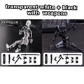13 Action Figure Titan Multi-Jointed Movable Shapeshift Robot T13 Action Mannequin Character and Dog Figure Toys Gifts for Kids