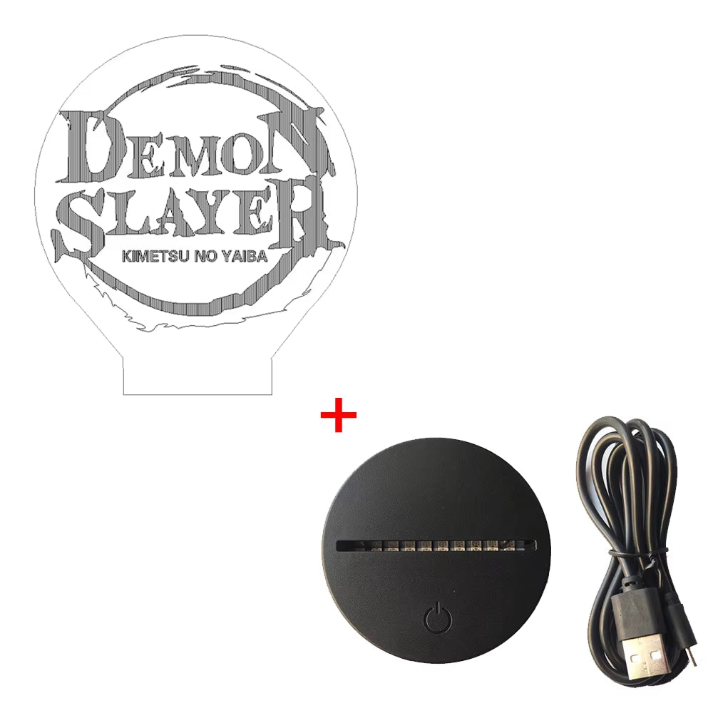 Demon Slayer 3D LED Night Light– Ideal Gift for Anime Fans!