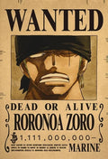 One Piece Anime Bounty Wanted Posters 