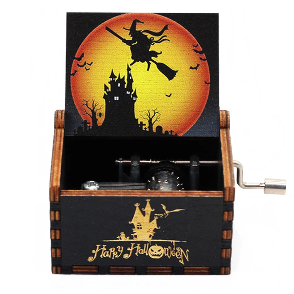Anime Art Hand-Cranked Music Box
