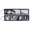 Anime Embroidered Keychain