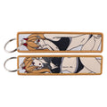 Anime Embroidered Keychain