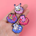 Cute Cat Enamel Pin Anime Movie Badges on Backpack Manga Brooch Set Hat Lapel Pins Cartoon Jewelry Cosplay Accessories Toys Gift
