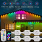 45M RGB LED String Lights: Smart Outdoor Party & Wedding Decor!