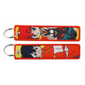 Anime Embroidered Keychain