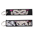 Anime Embroidered Keychain
