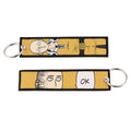 Anime Embroidered Keychain