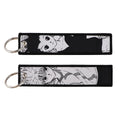 Anime Embroidered Keychain