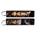 Anime Embroidered Keychain