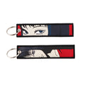 Anime Embroidered Keychain