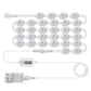 45M RGB LED String Lights: Smart Outdoor Party & Wedding Decor!