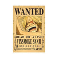 One Piece Anime Bounty Wanted Posters 