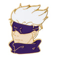Satoru-Gojo Enamel Pin Manga Brooches for Women Men Lapel Pins Badges on Backpack Clothes Accessories Anime Jewelry Fans Gifts