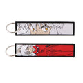 Anime Embroidered Keychain