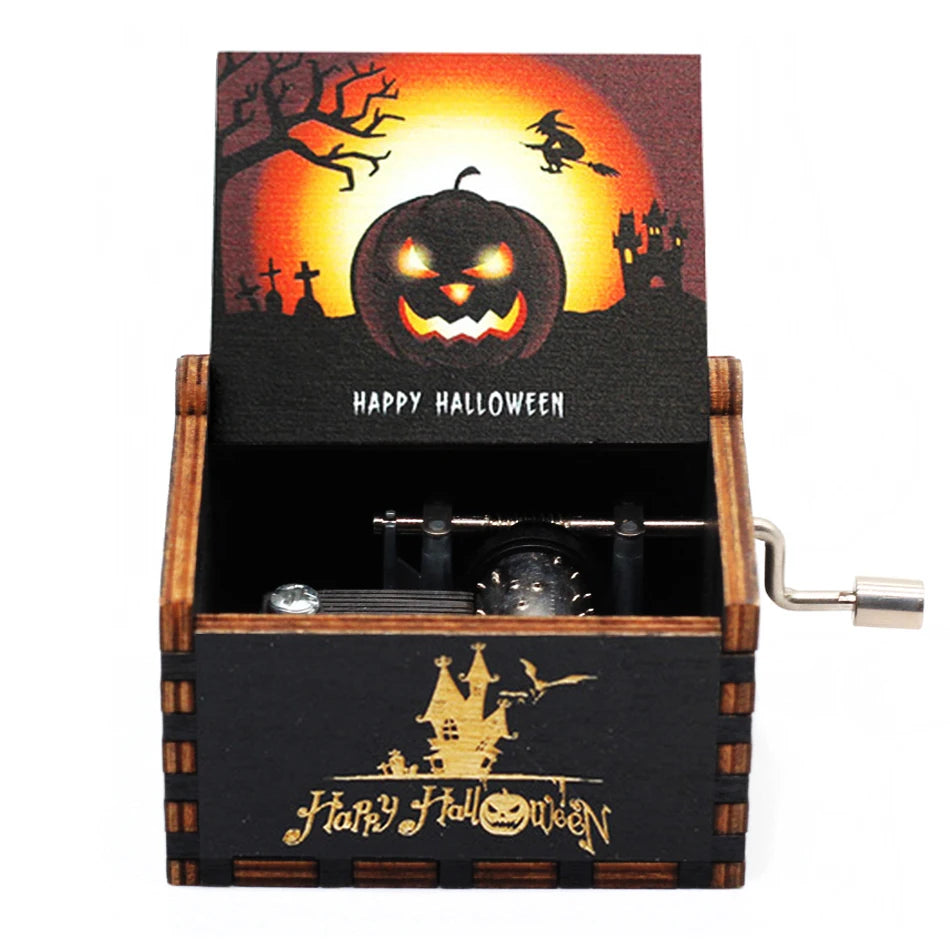 Anime Art Hand-Cranked Music Box