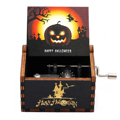 Anime Art Hand-Cranked Music Box
