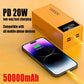 66W 50,000mAh Super Fast Charging Power Bank for iPhone and Android 