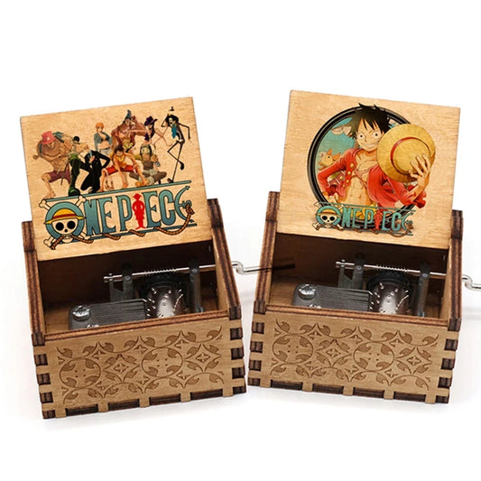 Anime Art Hand-Cranked Music Box