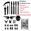 13 Action Figure Titan Multi-Jointed Movable Shapeshift Robot T13 Action Mannequin Character and Dog Figure Toys Gifts for Kids