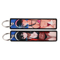 Anime Embroidered Keychain