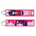 Anime Embroidered Keychain