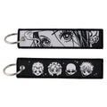 Anime Embroidered Keychain