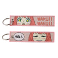 Anime Embroidered Keychain