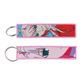 Anime Embroidered Keychain