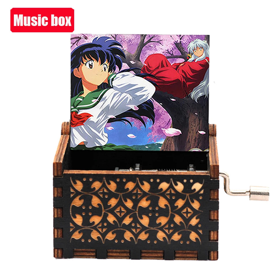 Anime Art Hand-Cranked Music Box