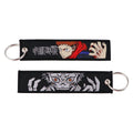 Anime Embroidered Keychain
