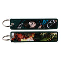 Anime Embroidered Keychain