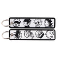 Anime Embroidered Keychain