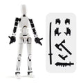 13 Action Figure Titan Multi-Jointed Movable Shapeshift Robot T13 Action Mannequin Character and Dog Figure Toys Gifts for Kids