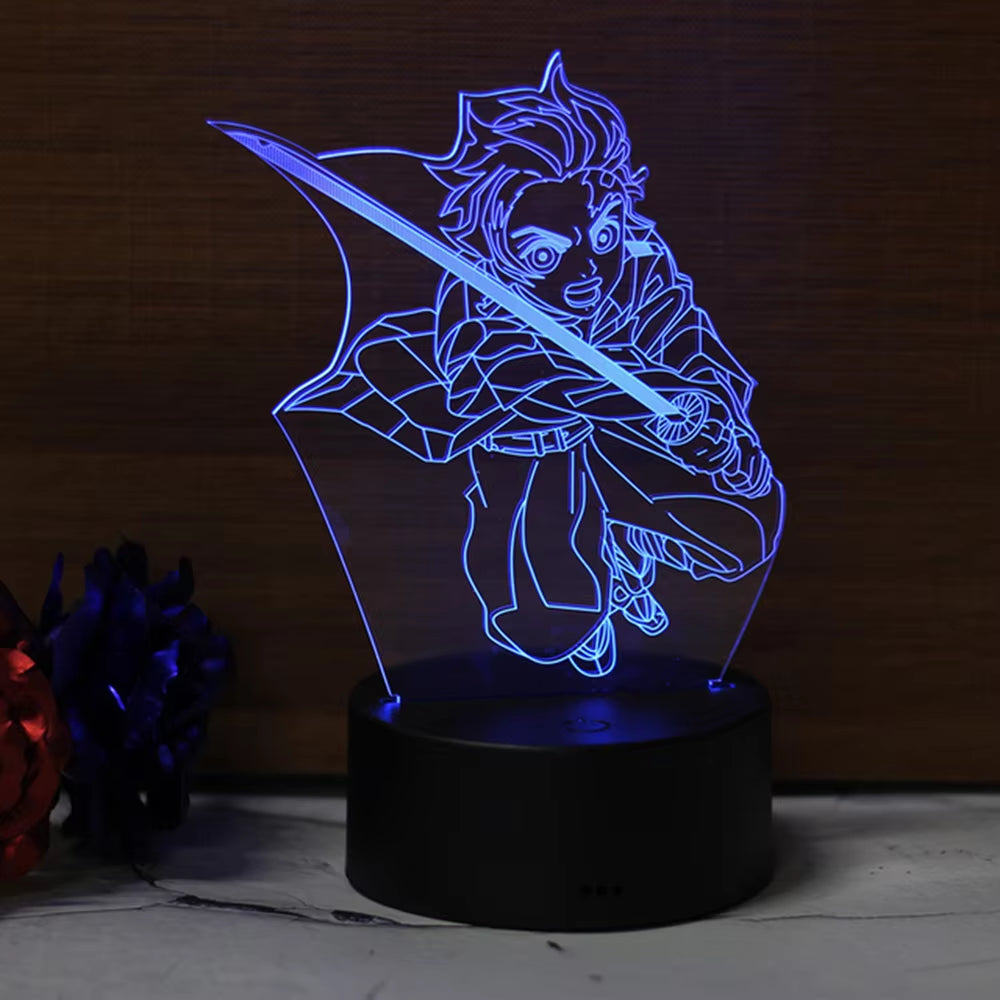 Demon Slayer 3D LED Night Light– Ideal Gift for Anime Fans!