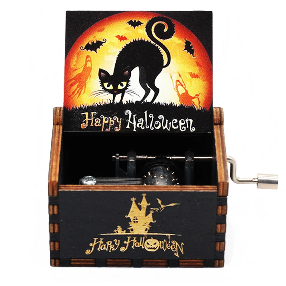 Anime Art Hand-Cranked Music Box