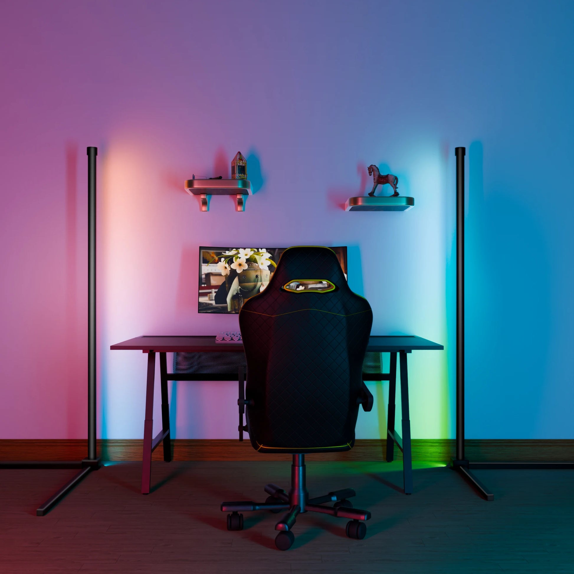 Smart RGB Mood Lamp: 16 Million Colors & Music Sync with APP Control!