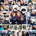 80Pcs Cartoon Jujutsu Kaisen Anime Stickers Waterproof Decals Car Motorcycle Luggage Helmet Cool Sticker for Kids Classics Toy