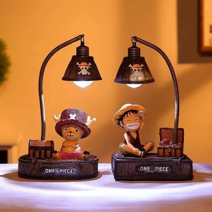 Luffy Desktop Night Light: Adorable Anime Decor for Office & Home – Perfect Gift for Fans!