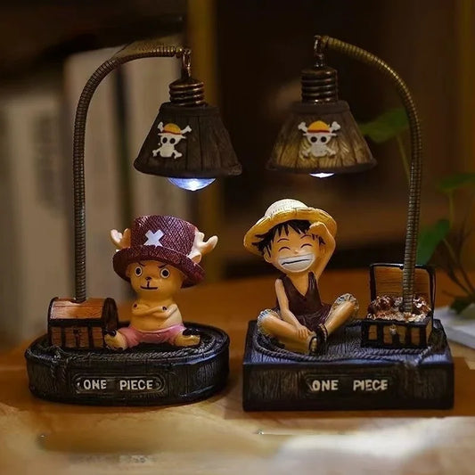 Luffy Desktop Night Light: Adorable Anime Decor for Office & Home – Perfect Gift for Fans!