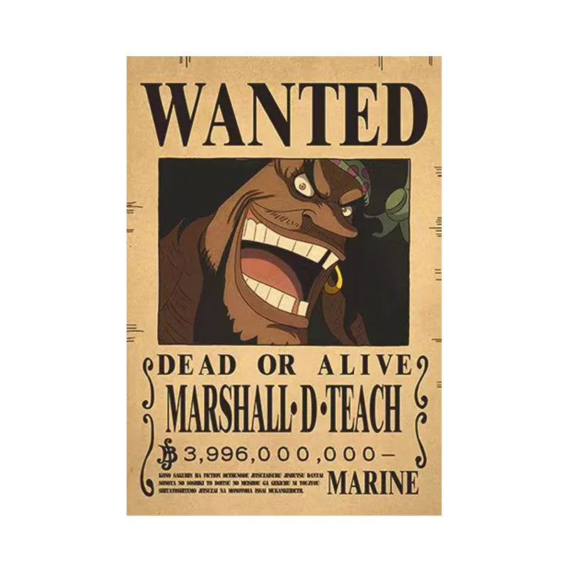 Ultimate Collection of 30+ Latest One Piece Wanted Posters